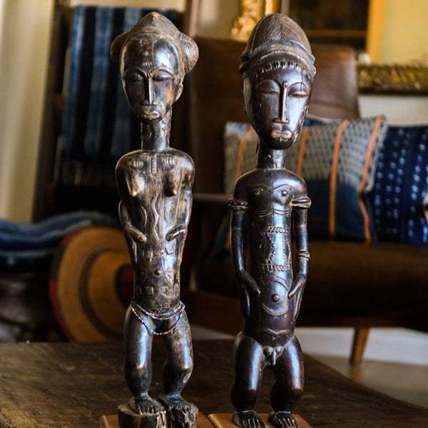 Tribal Sculptures - Traditional  - Folk Art -  African  - Artwork - Objects - Artifacts -  Statues Figures - Collectible