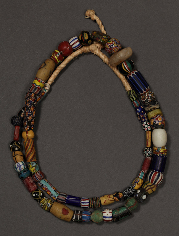 Tribal Trade Beads - African Plural Art - African Art - Beads - Embellishments - Trims - Mixed Millefiori  African Trade Beads, Collectible Venetian Glass Beads