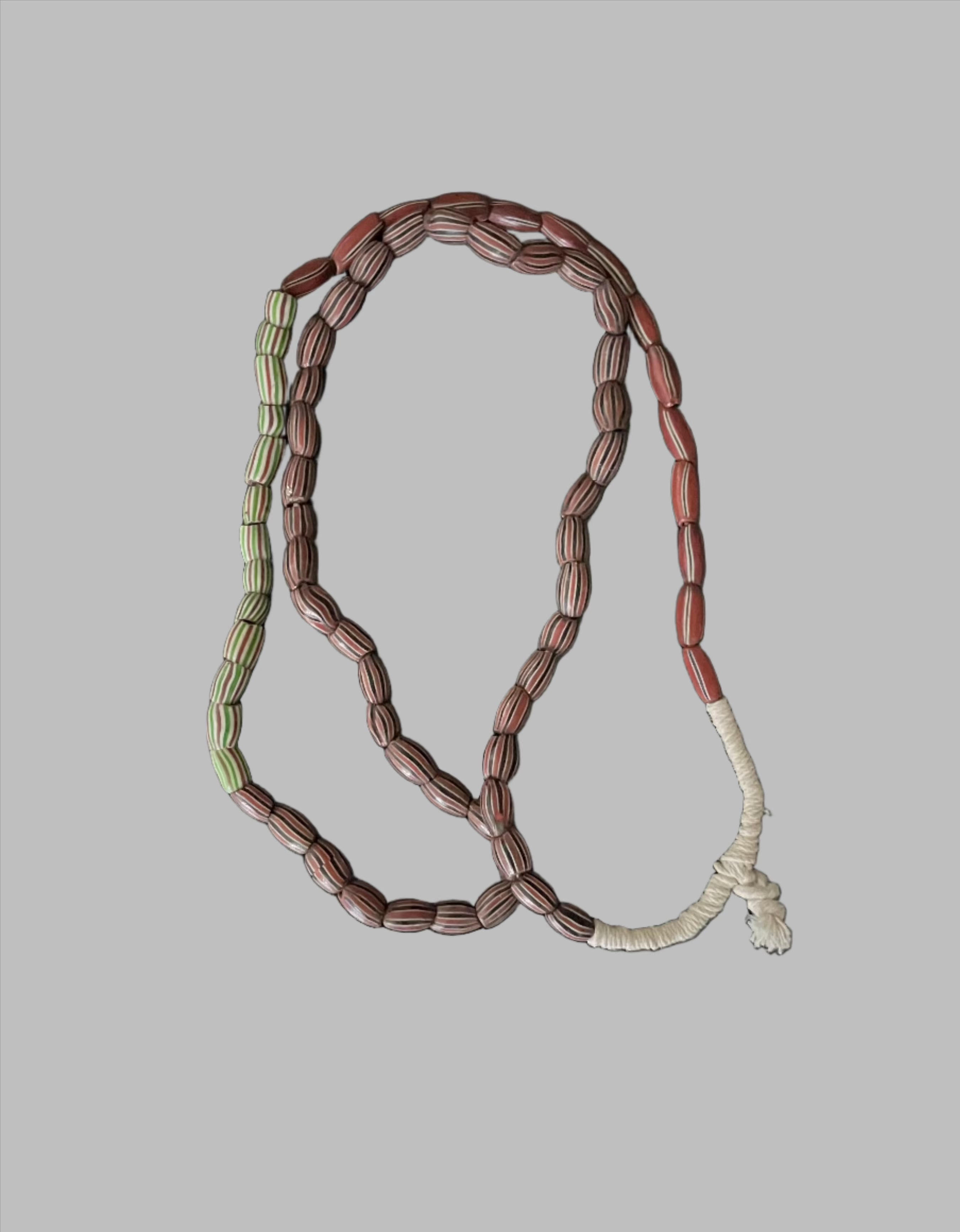 Tribal Trade Beads - African Plural Art - African Art - Beads - Embellishments - Trims - Venetian Chevron Millefiori Mixed Beads, African Glass Trade Beads