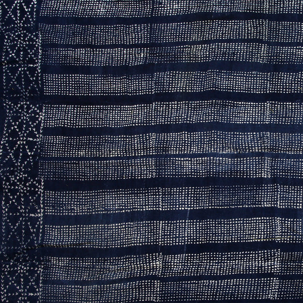 Cotton  Vintage  Living  Home Decor  Patterns  African Art  Indigo Cloth  Resist Dyed  Mali  Handcrafted Art - Textiles  Dogon Tribe
