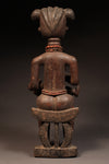 Tribal Sculptures - Traditional - Folk Art - African - Artwork - Objects - Artifacts - Statues Figures - Collectible - Beautiful Ashanti Asante - Maternity Figure - Hand Carved Wood in Ghana - Embellished Intricate Details - Stands 8.7 inches Tall - Stunning Representation Culture - Addition Collection Home Decor