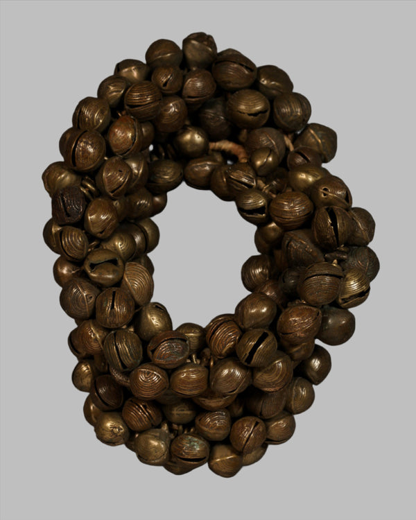 Tribal Trade Beads - African Plural Art - African Art - Beads - Embellishments - Trims - Bronze Necklace, Yoruba, African Art, Trade Beads