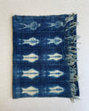 Handcrafted Textiles - Contemporary - African Art - Africa - Fabric - Vintage - Tie - Dyed - Blue -  Cotton -  Indigo -  Used - Women - Men - Scarf - Shawl