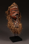 Tribal Masks - Traditional - Folk Art - African - Objects - Artifacts - Sculptures - Collectible - Unique Artistry - Culture - Pende Tribe - Beautiful Forehead - Crafted Wood - Traditional Modern - Heritage D. R Congo