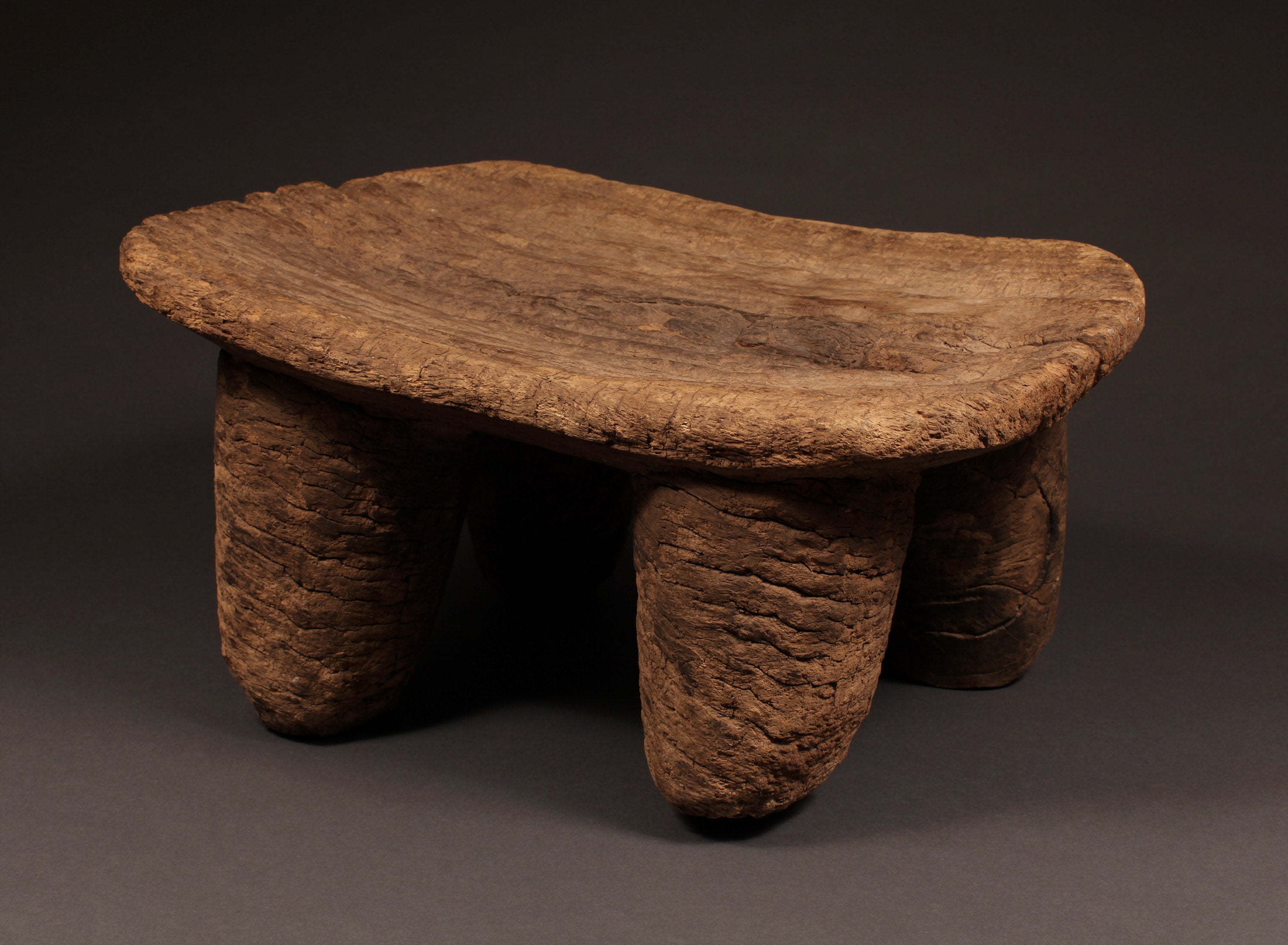 Furniture - African Art;Tribal;Traditional;Antique African Stool, Wood, Senufo Tribe