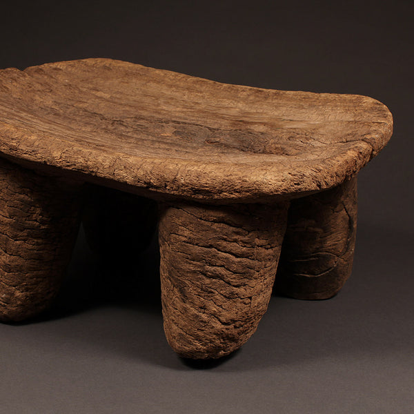 Tribal Furniture; Other Furniture And Parts Thereof; Other Wooden Furniture; Antique African Stool, Wood, Senufo Tribe