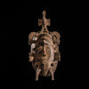 Tribal Masks - Handcrafted - Senufo Masks - Traditional Folk Art - African Artifacts Sculptures - African Art Collector - This traditional Kpelie mask is hand-carved from wood by the Senufo Tribe in the Ivory Coast. Its delicate features and beautiful craftsmanship bring cultural heritage and artistry from the Ivory Coast to any home. A stunning addition to any home or collection. Heigh: 14 inches Inventory # 10756
