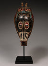 Tribal Masks - Traditional - Folk Art - African - Objects - Artifacts - Sculptures - Collectible - Beautiful Guro Tribe - Ivory Coast - Wood Paint - Natural Pigment - Crafted - Intricate Design Elements - Representing Zamble - Addition To Collection