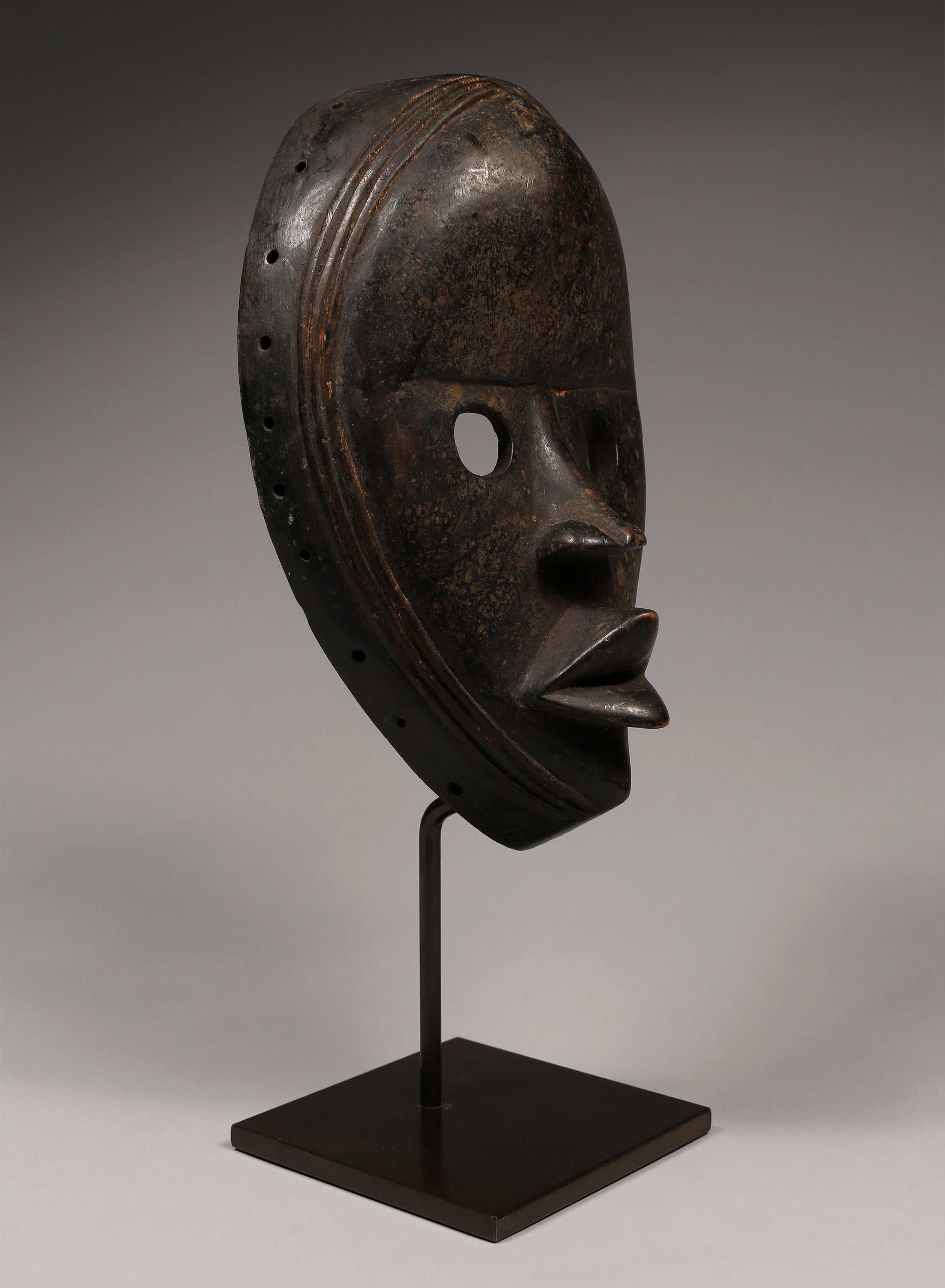 Tribal Masks - African Art - Wood Carving - Artwork Decor - Vintage - African Plural Art - Gunye Ge Mask, Dan Tribe, Carved Wood African Art