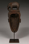 Tribal Masks - Traditional - Folk Art - African - Objects - Artifacts - Sculptures - Collectible - Kpan Stunning Piece - Baule Carved Wood - Iconic Elephant Design - Perfect Addition Collection - Timeless Beautiful Artwork