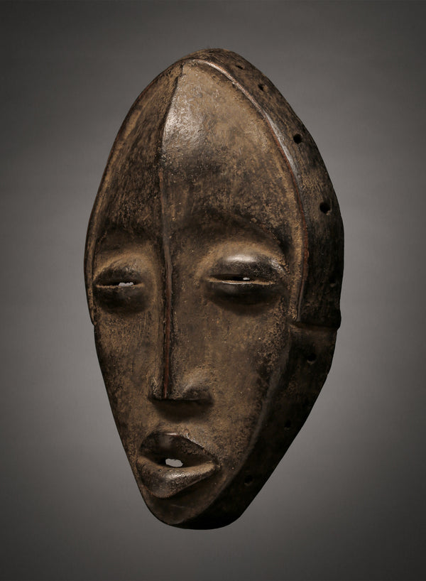 Tribal Masks - Traditional - Folk Art - African - Objects - Artifacts - Sculptures - Collectible - Carved Wooden - Deangle Dan - Authentic Work - Liberia - Ivory Coast - Intricate Carvings - Showcasing Age 