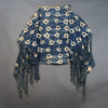 Handcrafted Textiles - Artisan Designed - Handcrafted African Art Textiles - Home Decor - Living Spaces - Mix Colors - Bold Patterns - Traditional Designs - African Culture - This Faded Indigo Scarf Tie Dye Fabric is a vintage African textile shawl that combines a signature faded blue hue with classic tie dye pattern. Crafted from high-quality fabric, this shawl is sure to bring a timeless style to your wardrobe. 60" X 32" Inventory # 10821