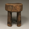 Furniture - African Art;Tribal;Traditional;Low Stool, Senufo Tribe Ivory Coast, Carved Wood