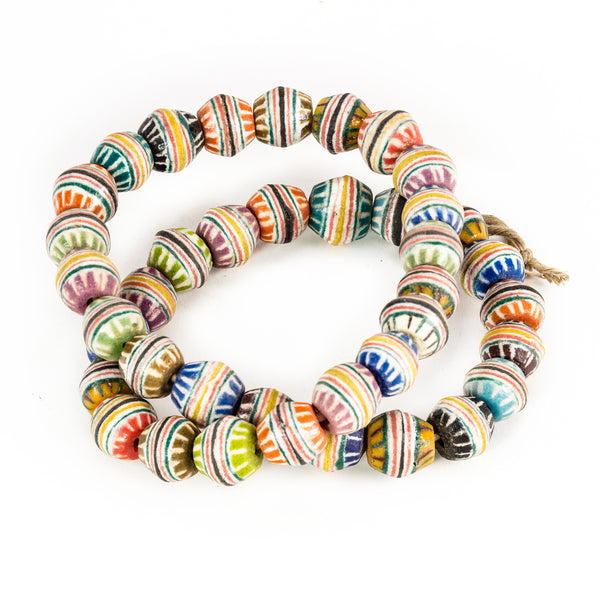 Ghana Krobo  Collecting  Jewelry Making  Traditional Art  Vintage Beads  African Art  Handcrafted Art - Trade Beads