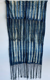 Handcrafted Textiles - Fabric - African Art - Indigo - Cotton - Used - Scarf