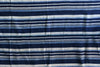 Handcrafted Textiles - African Art - Woven Cotton - Used - Home Decor - African Plural Art - Decorative African Indigo Textile, Blue White Vintage Cotton Fabric