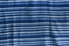 Handcrafted Textiles - Handmade - Contemporary - African Art - Home Decor - Living - Unique Piece - Home Decor - Indigo Dyed Stripe Woven Textile - Faded Blue Cotton Fabric - Authentic African Mossi Textile - Making Statement - Living Space - Crafted - Everyday Use - Collection
