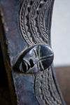 Tribal Objects - African Tribal Art - Ancient Ceremonial Art - Handcrafted Artifacts - Masks - Wood Sculptures - Iron Bronze Objects - Textiles - Art Pieces - African Folk Art - This Dan Figure Headrest Masks Sculpture makes a unique addition to any collection. Carved from carved wooden tribal objects, it features precise details that make it a truly captivating piece. Perfect for displaying in any home or office, this collectible sculpture adds a touch of African cultural heritage to any space.