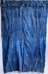 Handcrafted Textiles;Woven Fabrics Of Jute Or Of Other Textile Bast Fibers;Indigo Solid Blue Textile Fabric, Woven Cotton, Vintage Blue Textile, West African