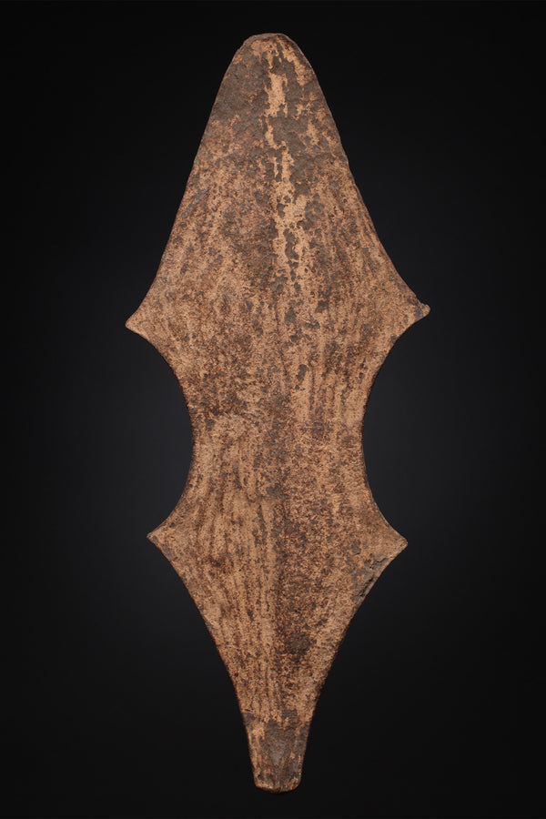 Tribal Objects; Artwork; Collection; Other African; Mambila Kwadja African Currency, Forged Iron, Cameroon