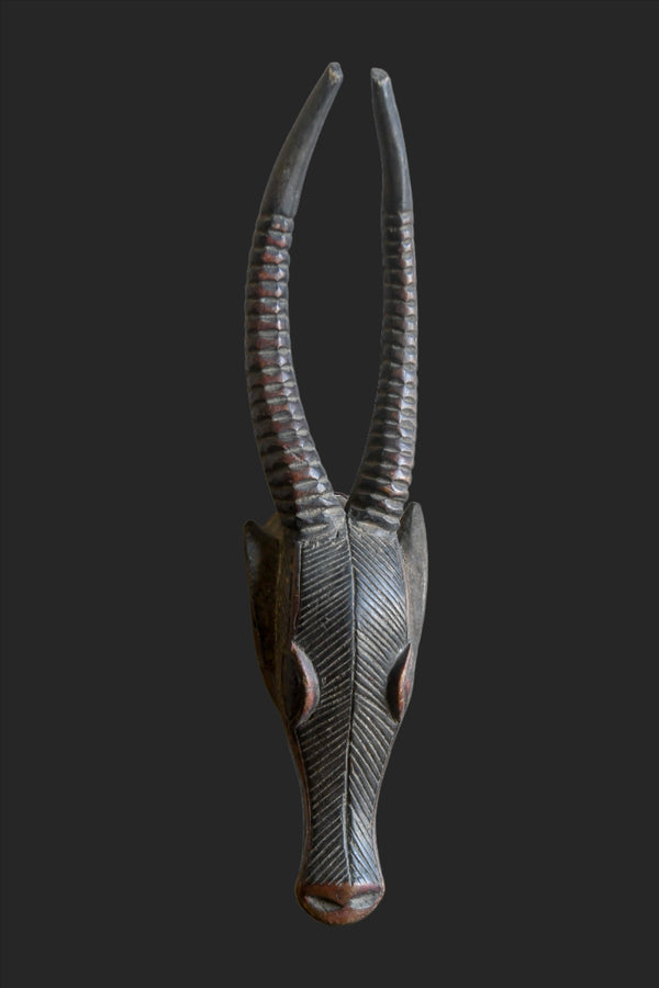 Tribal Masks; Traditional; Collection; Other African; Masks in costumes; Mossi Antelope Mask, African Art, Carved Wood