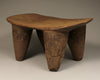 Tribal furniture; Old, Authentic African Stool, Senufo Tribe, Wood, Ivory Coast