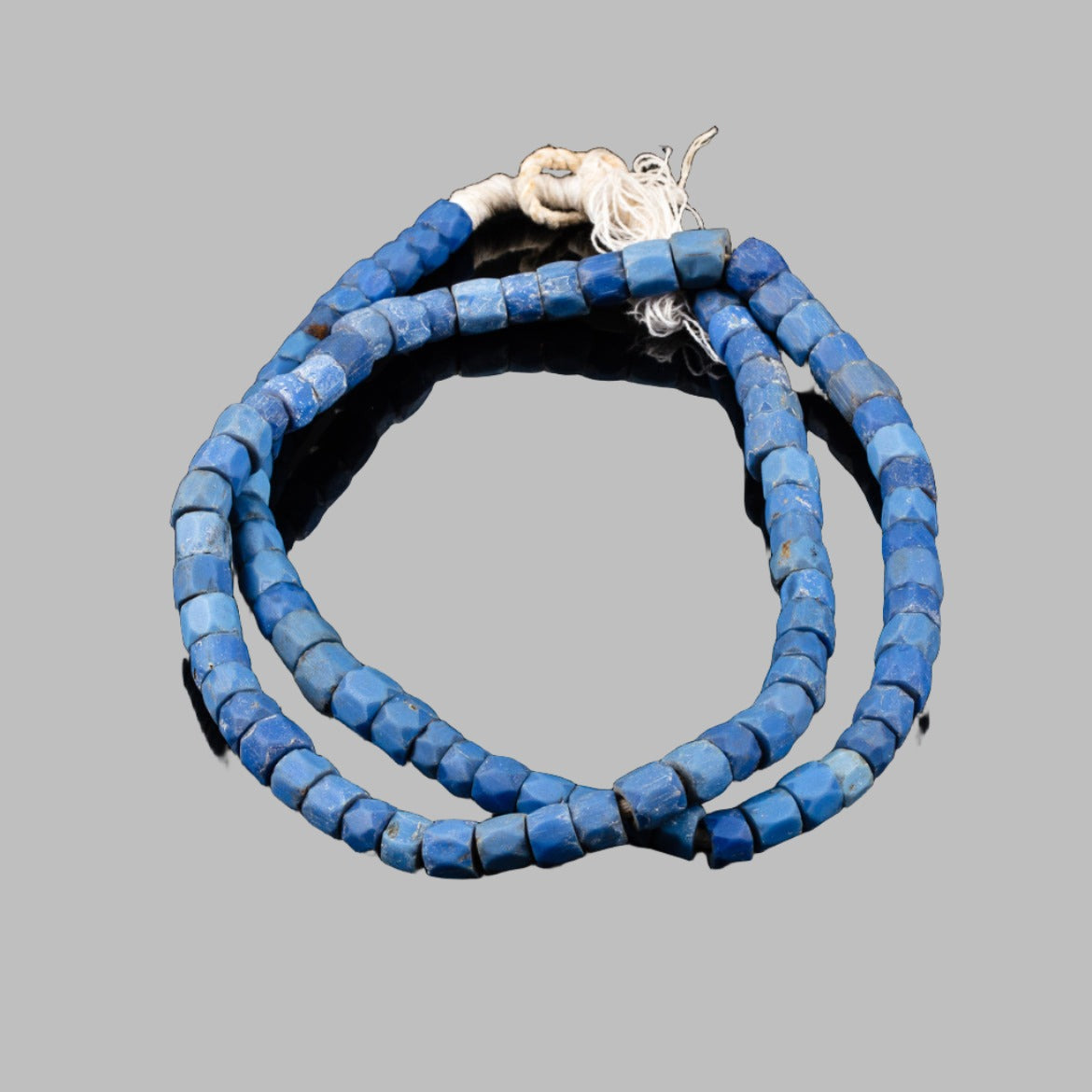 Tribal Art Trade Beads; Beads in Embellishments and Trims; Other African ; Collectors' ; Russian Blue Faceted African Trade Beads
