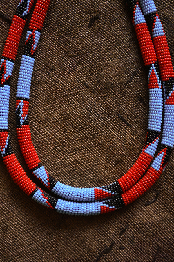 Handcrafted Necklaces - African Plural Art - African Art - Necklaces - Jewelry - Beaded Tribal Necklace, African Jewelry Collar