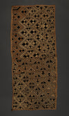 Tribal Textiles; Shoowa Overskirt Textile Kuba Tribe, D.R. Congo Embroidered Cut-pile raffia