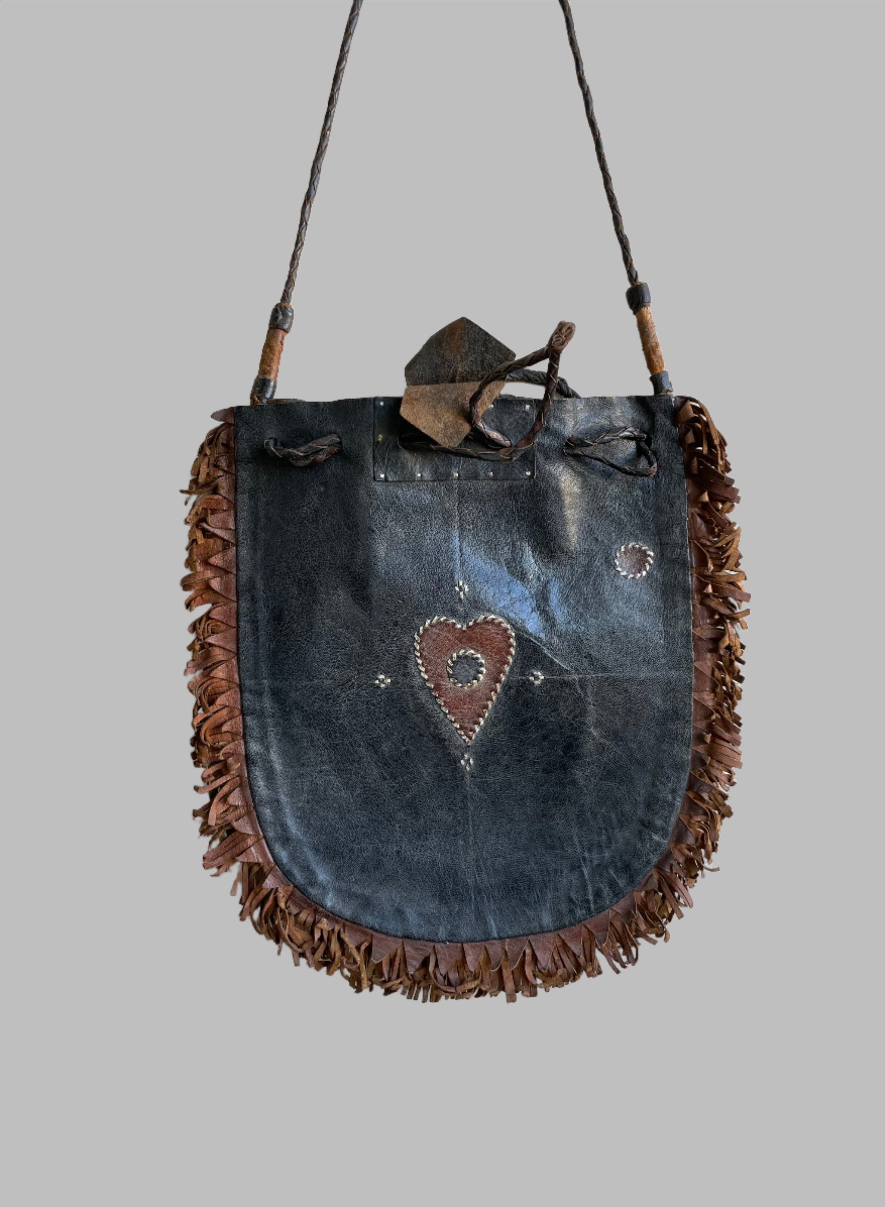 Handcrafted Bags ;Shoulder Bag, African Leather, Handcrafted Vintage Tuareg Design Bag