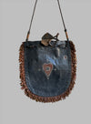 Handcrafted Bags ;Shoulder Bag, African Leather, Handcrafted Vintage Tuareg Design Bag