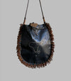 Handcrafted Bags ;Tuareg Crafted Leather Handbag, Africa Map, Shoulder Bag, Vintage Style
