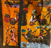 Handcrafted Textiles - Artisan Designed - Handcrafted African Art Textiles - Home Decor - Living Spaces - Mix Colors - Bold Patterns - Traditional Designs - African Culture - This handmade African Batik textile is perfect for wall decor. Crafted with a resist-dyeing technique, the unique design and vibrant colors are sure to bring life to any room. Add a beautiful piece of art to your home with this Cotton Textile. Length:70” Width: 43”