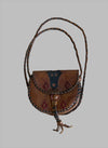 Handcrafted Bags - African Plural Art - Bags- African Art - Handbags - Wallets - Cases - Tuareg Leather Shoulder Bag, Handcrafted African, Vintage Design