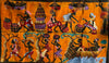 Handcrafted Textiles - Artisan Designed - Handcrafted African Art Textiles - Home Decor - Living Spaces - Mix Colors - Bold Patterns - Traditional Designs - African Culture - This handmade African Batik textile is perfect for wall decor. Crafted with a resist-dyeing technique, the unique design and vibrant colors are sure to bring life to any room. Add a beautiful piece of art to your home with this Cotton Textile. Length:70” Width: 43”