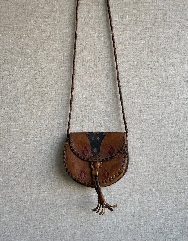 Handcrafted Bags - African Art - Accessories - Women - Handbag - Shoulder  - Tuareg - Leather - Vintage