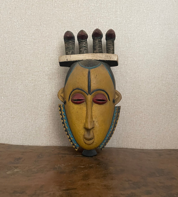 Handcrafted Masks - Handmade - Contemporary -  African Art - Home Decor - Wall -  Artwork - Sculpture -  Wood - Vintage -  Guro