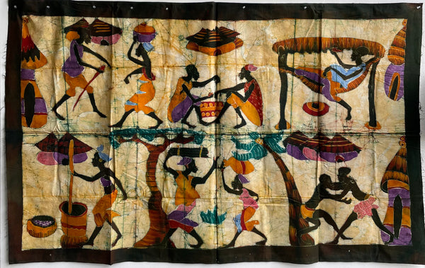 Hand-dyed African Batiks