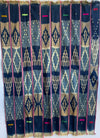 Handcrafted Textiles - Handmade - Vintage -  African Art - Home Decor - Living Room - Indigo Dyed  - Cotton - Baule Ikat  Cloth - Upholstery
